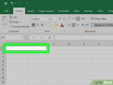 قم بإلغاء دمج الخلايا في Excel الخطوة 2