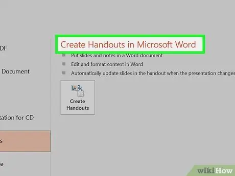 Μετατρέψτε το PowerPoint σε Word Βήμα 5