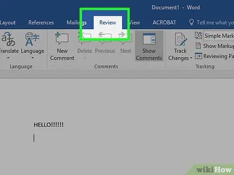 Een document bewerken met de functie Wijzigingen bijhouden van Microsoft Word Stap 2