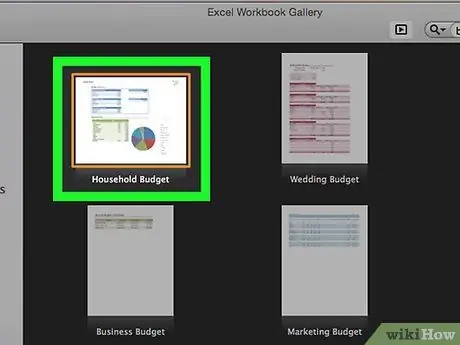 Buat Belanjawan Peribadi di Excel Langkah 4