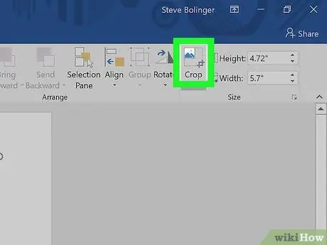 ওয়ার্ড ধাপ 6 এ একটি ছবি ক্রপ করুন