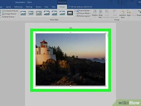 Recadrer une image dans Word Étape 9