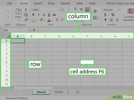 Vytvorte tabuľku v programe Excel, krok 3