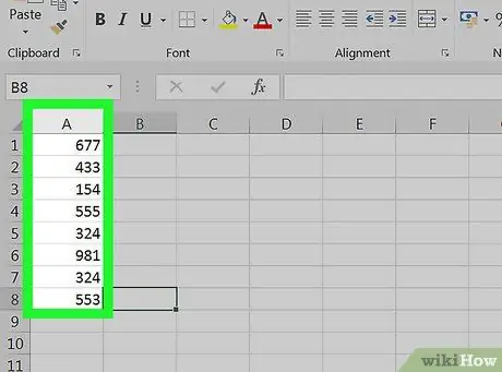 Calculate Standard Deviation in Excel Step 3