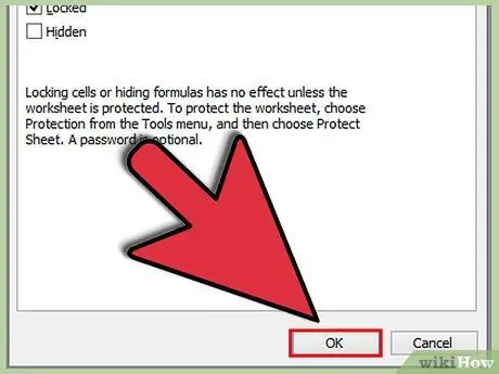 Lock Cells in Excel Step 19