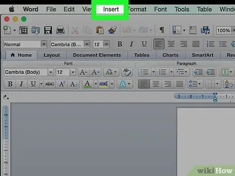 Kos Kab hauv Microsoft Word Kauj Ruam 3