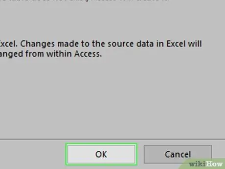 Crie um banco de dados a partir de uma planilha do Excel Etapa 12