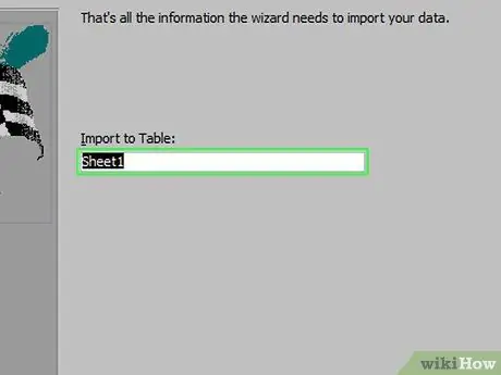 Tsim kom muaj Database los ntawm Excel Spreadsheet Step 21