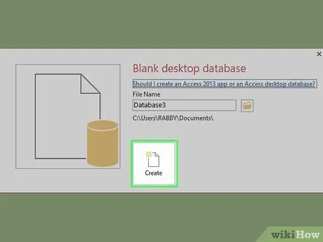 قم بإنشاء قاعدة بيانات من جدول بيانات Excel الخطوة 30