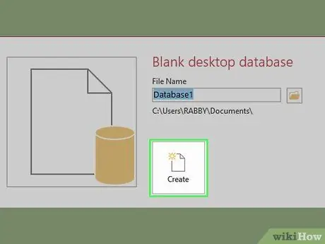 Creeu una base de dades a partir d'un full de càlcul d'Excel Pas 3