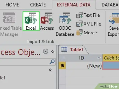 Crear una base de datos a partir de una hoja de cálculo de Excel Paso 7