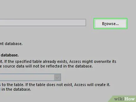 Creazione di un database da un foglio di calcolo Excel Passaggio 8