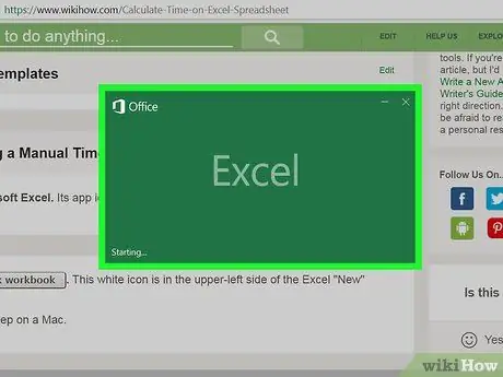 Excel электрондық кестесінде уақытты есептеу 1 -қадам