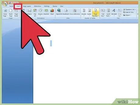 Insert Page Numbers in Word Step 1