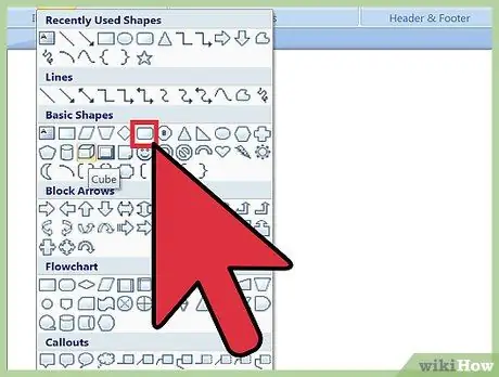 Maak een 3D-object in Microsoft Word Stap 6