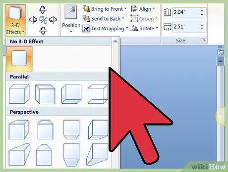 Créer un objet 3D dans Microsoft Word Étape 8