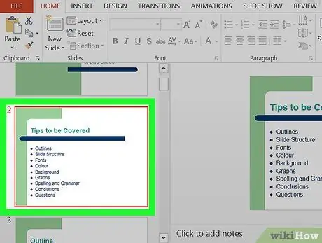 Tambahkan Bullet Point di PowerPoint Langkah 2