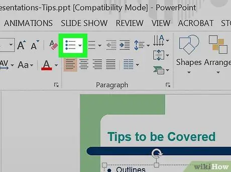 Add a Bullet Point in PowerPoint Step 5