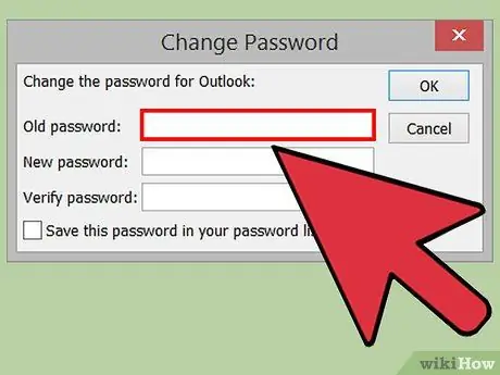 Hloov Microsoft Outlook Password Kauj Ruam 12