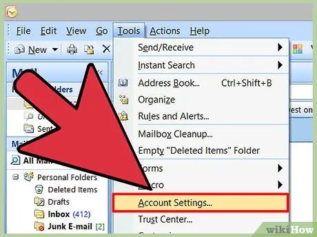 Αλλαγή κωδικού πρόσβασης Microsoft Outlook Βήμα 8