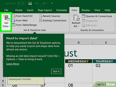 Sambungkan Excel ke Pangkalan Data Oracle Langkah 3