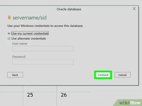 Unganisha Excel kwenye Hifadhidata ya Oracle Hatua ya 9