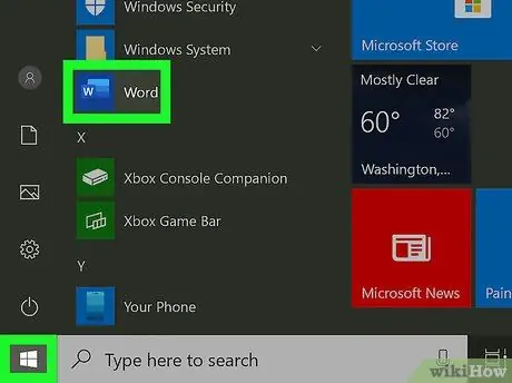 Add the Developer Tab to the Ribbon in Word Step 1