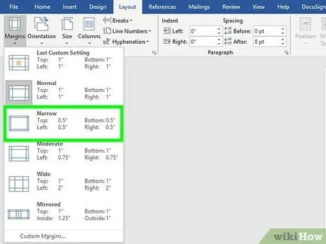 Hacer un folleto en Word Paso 12