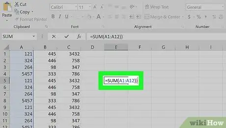 استخدم Excel الخطوة 16