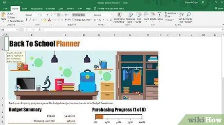 استخدم Excel الخطوة 6