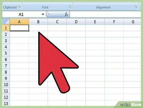 Excel- ի ներմուծում մուտքի մեջ Քայլ 2