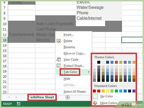 Aggiungi una nuova scheda in Excel Passaggio 5