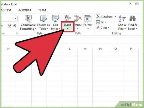 Afegiu una pestanya nova a Excel Pas 9