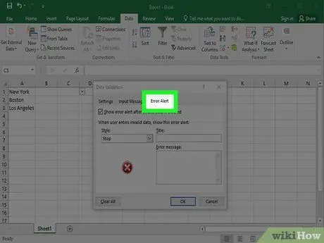 Cree una lista desplegable en Excel Paso 15