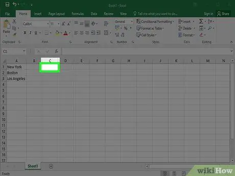 Crie uma lista suspensa no Excel, etapa 3