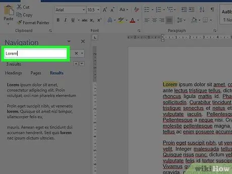 'Gunakan Ciri "Cari" dan "Cari dan Ganti" dalam Dokumen Microsoft Word Langkah 5