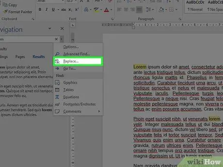 'Gunakan Ciri "Cari" dan "Cari dan Ganti" dalam Dokumen Microsoft Word Langkah 8