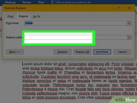 'استخدم ميزتي "بحث" و "بحث واستبدال" في مستندات Microsoft Word الخطوة 9