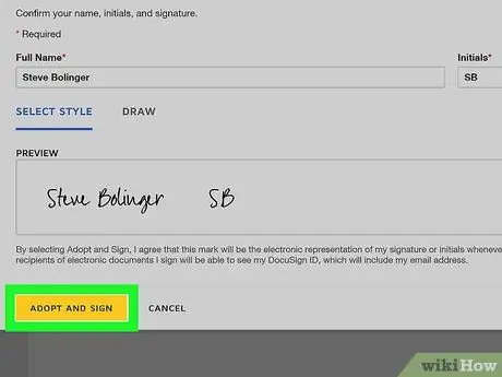 Ajouter une signature numérique dans un document MS Word Étape 12