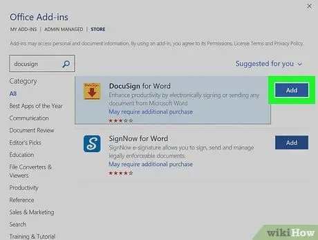 Tilføj en digital signatur i et MS Word -dokument Trin 2