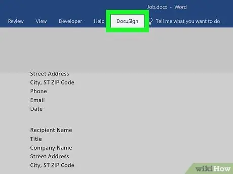 Pridėkite skaitmeninį parašą „MS Word“dokumente 3 veiksmas