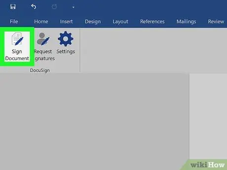 Pridėkite skaitmeninį parašą „MS Word“dokumente 4 veiksmas