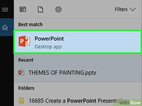 Opret en PowerPoint -præsentation Trin 1