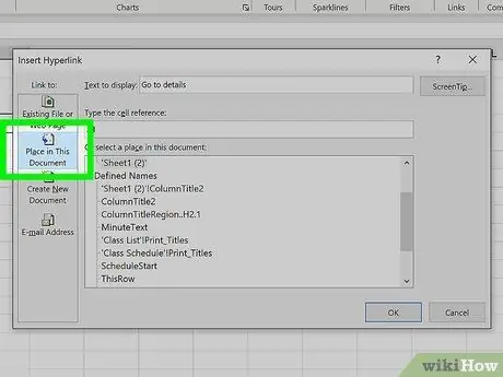 Koppelingen toevoegen in Excel Stap 3