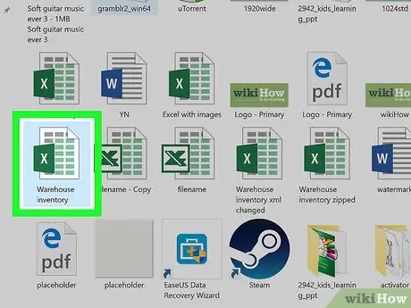 Reducer størrelsen på Excel -filer Trin 1