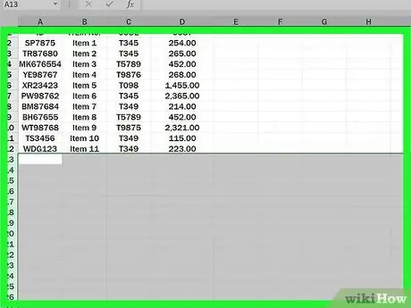 Excel fayllari hajmini kamaytirish 9 -qadam