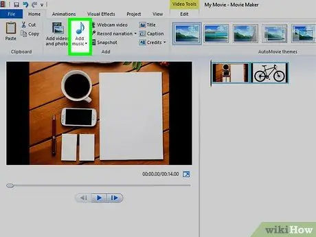 Naudokite „Windows Movie Maker“18 veiksmą