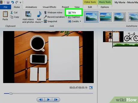 Utilice Windows Movie Maker Paso 28