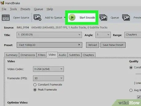 Convert a MOV File to an MP4 Step 23