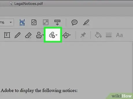 Maglakip ng isang File sa isang PDF Document Hakbang 4